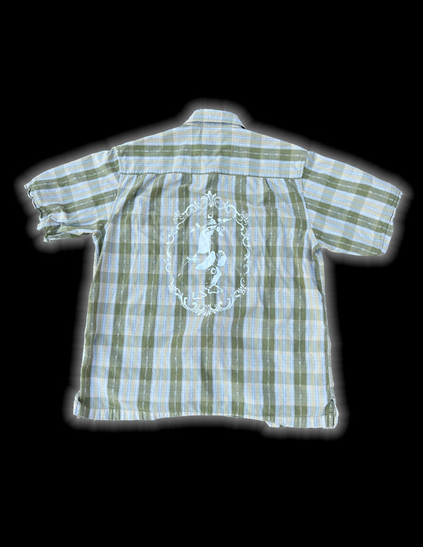 Green Button Up Duck